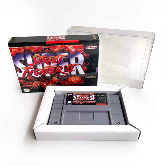 Super Street Fighter II: The New Challengers – SNES Game Cartridge (With Tray, Box & Manual)