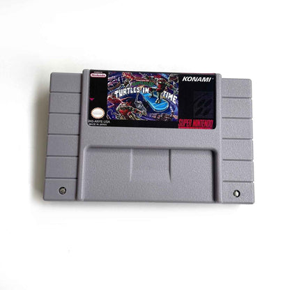 Teenage Mutant Ninja Turtles IV: Turtles in Time – SNES Game Cartridge (With Tray, Box & Manual)