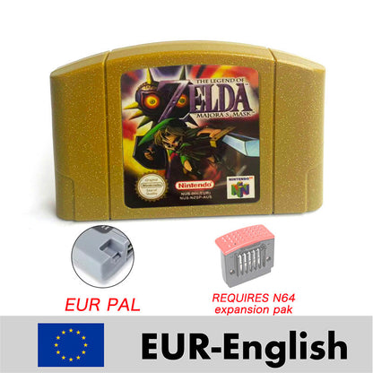 The Legend of Zelda: Majora's Mask reproduction N64 cartridge – English
