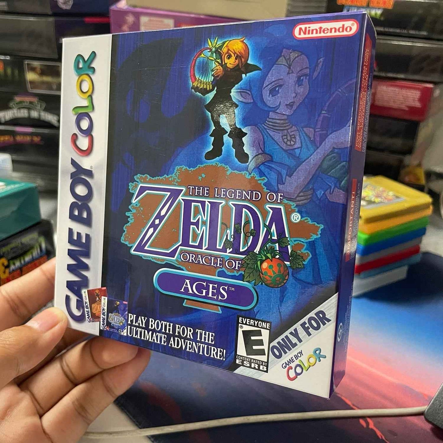 The Legend Of Zelda: Oracle Of Ages GBC Case & Cart