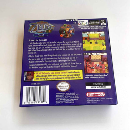 The Legend Of Zelda: Oracle Of Ages GBC Case & Cart