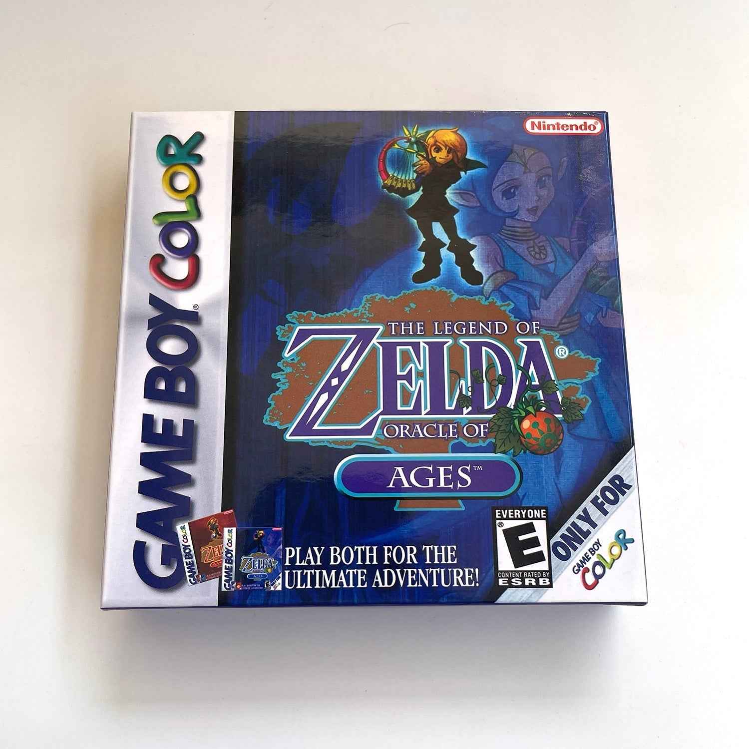 The Legend Of Zelda: Oracle Of Ages GBC Case & Cart