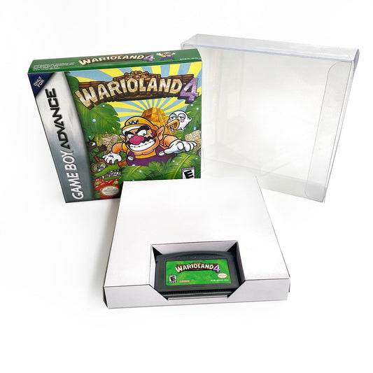 Wario Land 4 – GBA Game Cartridge (With Tray, Box & Manual) - Romcarts
