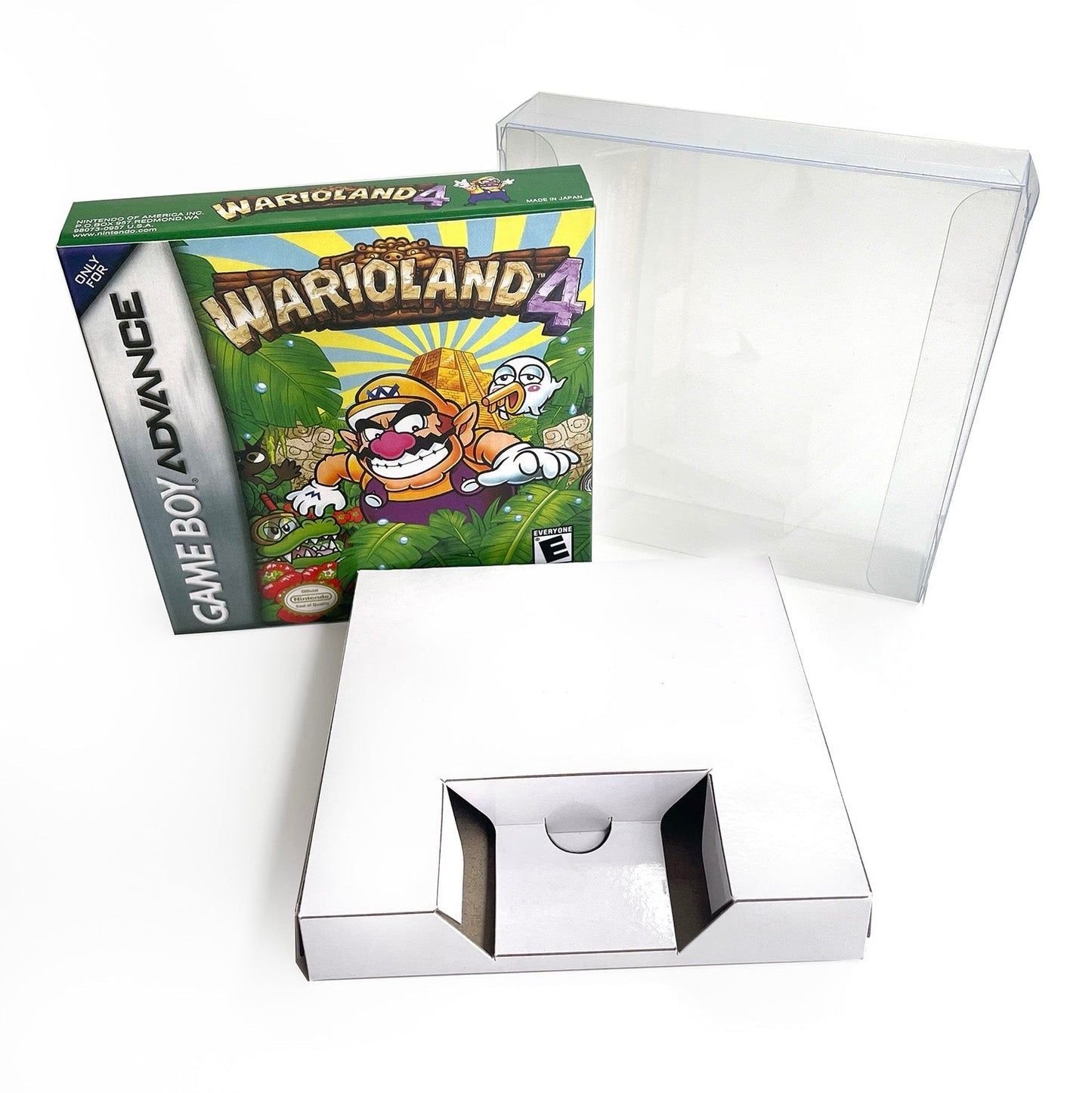Wario Land 4 – GBA Game Cartridge (With Tray, Box & Manual) - Romcarts