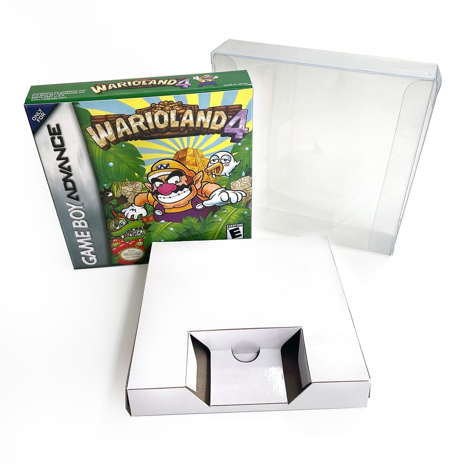 Wario Land 4 – GBA Game Cartridge (With Tray, Box & Manual) - Romcarts