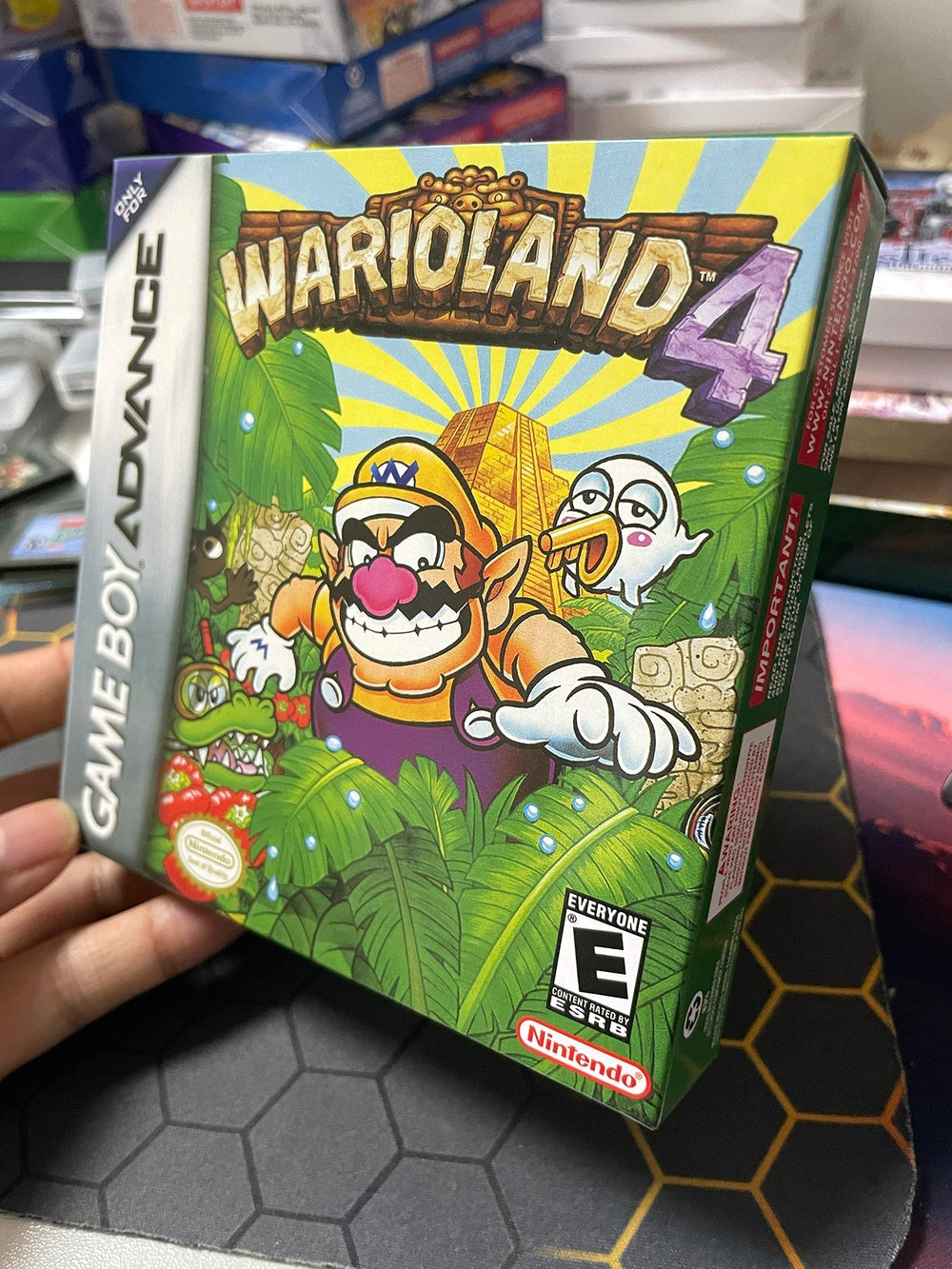 Wario Land 4 – GBA Game Cartridge (With Tray, Box & Manual)