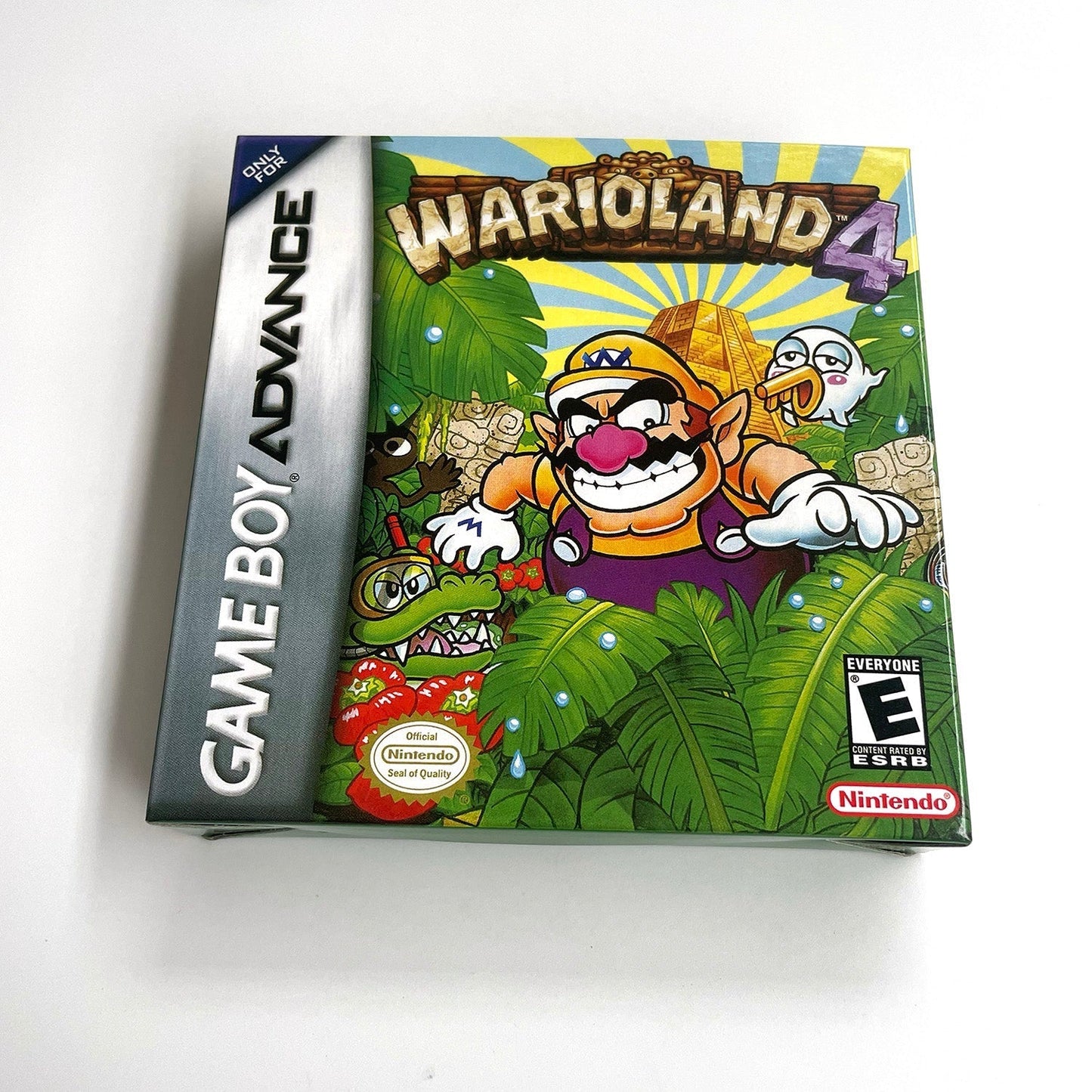 Wario Land 4 – GBA Game Cartridge (With Tray, Box & Manual) - Romcarts