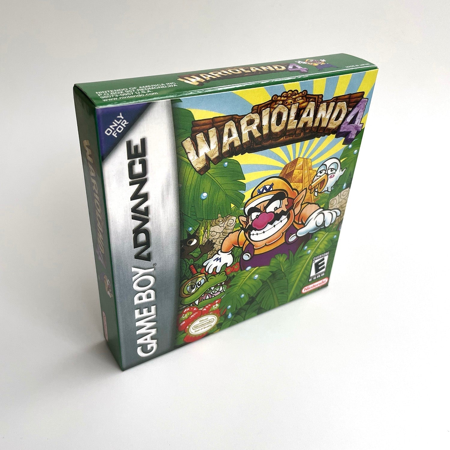 Wario Land 4 – GBA Game Cartridge (With Tray, Box & Manual) - Romcarts
