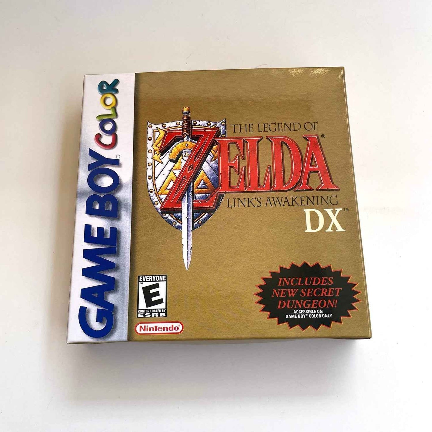 Zelda Link'S Awakening GBC Case & Cart