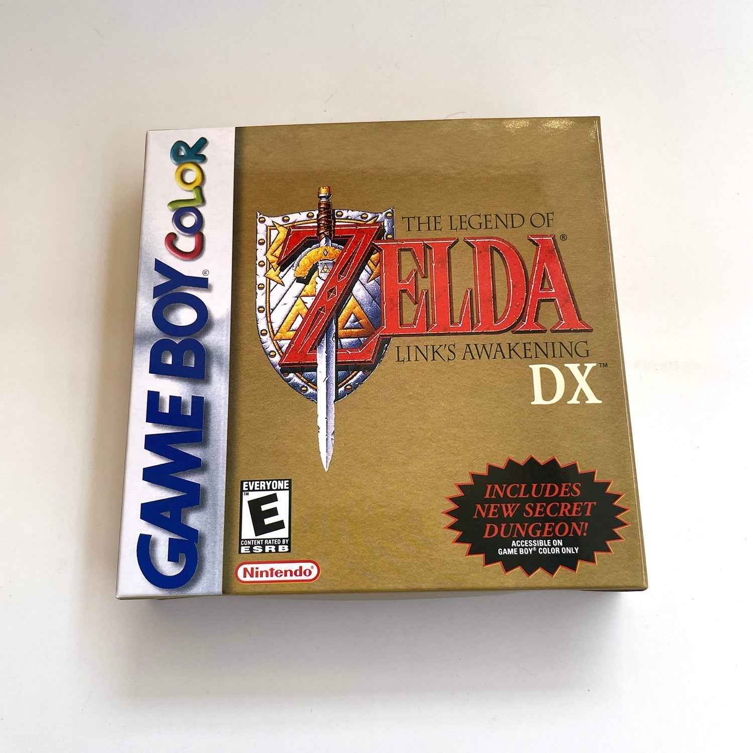Zelda Link'S Awakening GBC Case & Cart