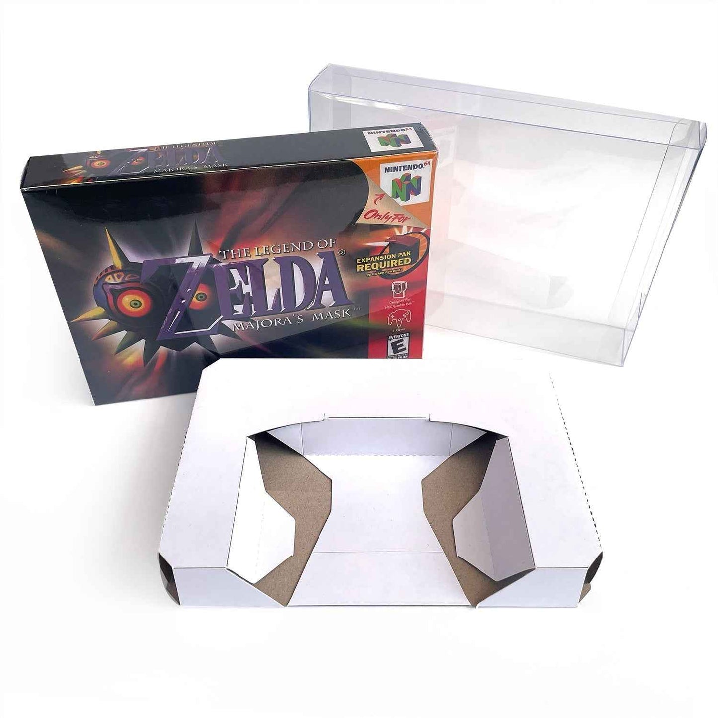 Zelda Major Mask Game With N64 Case & Cart