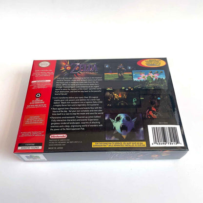 Zelda Major Mask Game With N64 Case & Cart