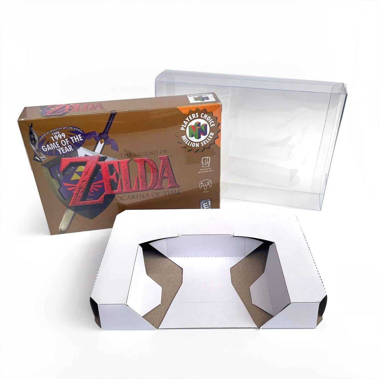 Zelda Ocania Of Time Game With N64 Case & Cart