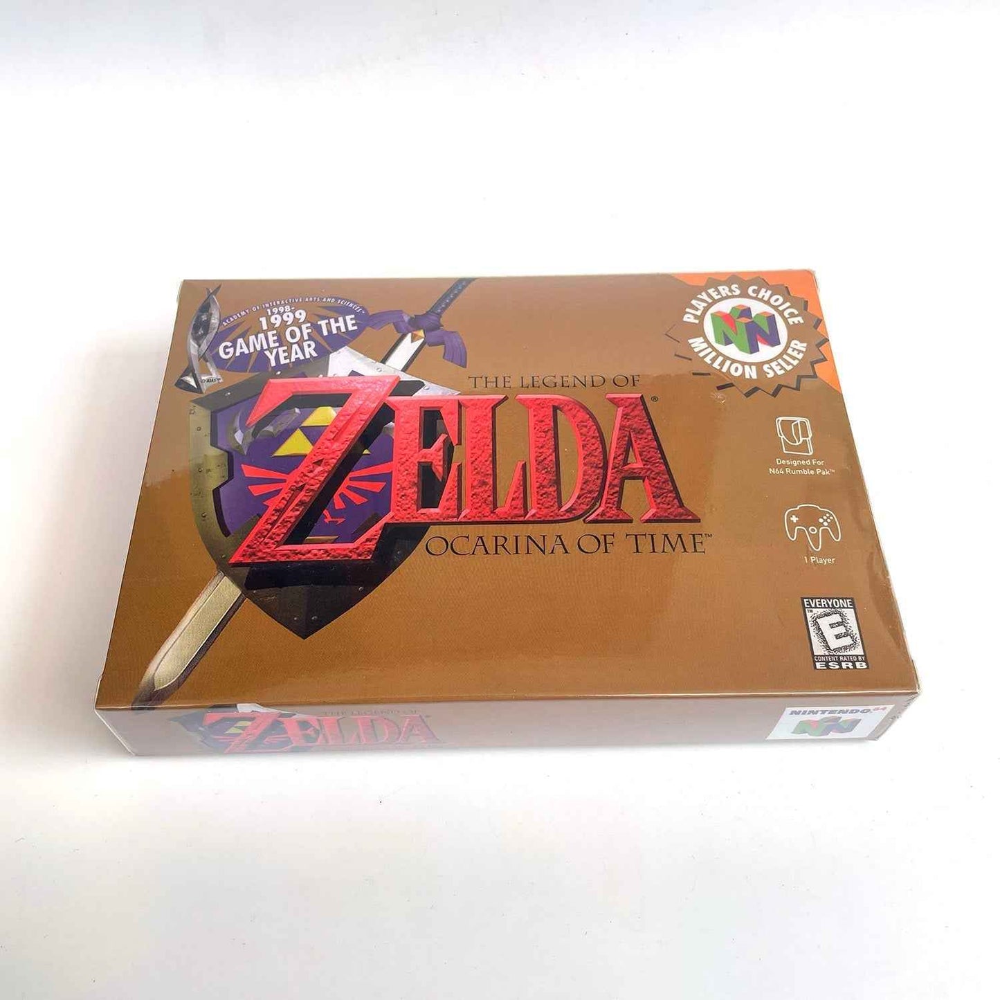 Zelda Ocania Of Time Game With N64 Case & Cart