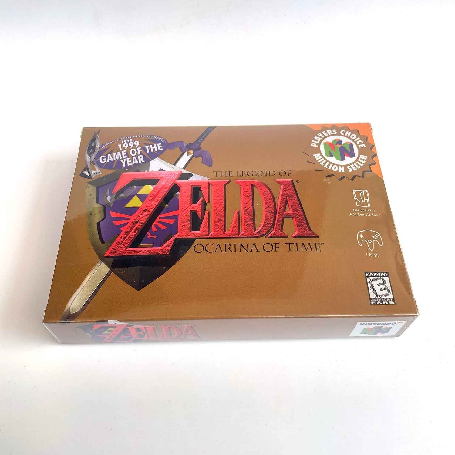 Zelda Ocania Of Time Game With N64 Case & Cart